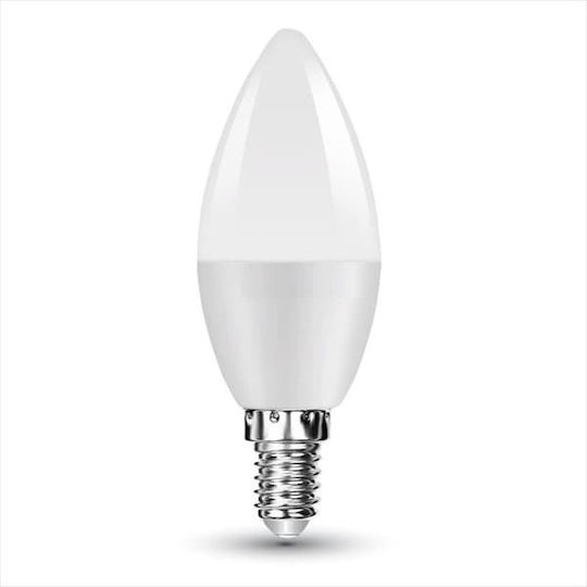 V-TAC VT-268 Λάμπα LED 7W 102mm για Ντουί E14 Θερμό Λευκό 600lm