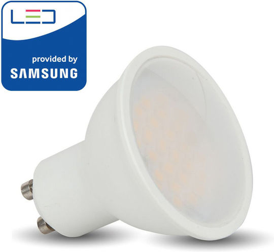 V-TAC VT-205 LED Bulb 5W for Socket GU10 and Shape MR16 Natural White 400lm