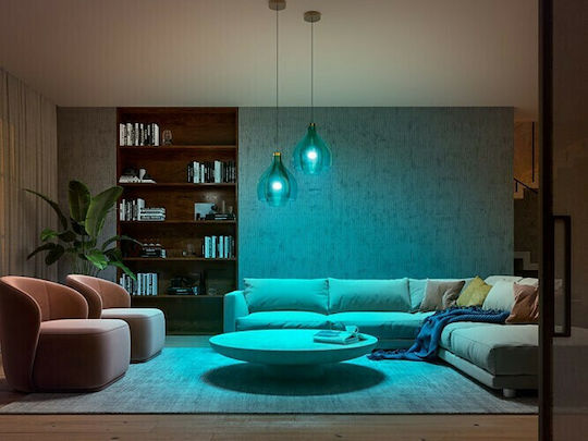 Philips Smart LED Bulbs 9W for Socket E27 and Shape A60 RGBW 806lm Dimmable 2pcs