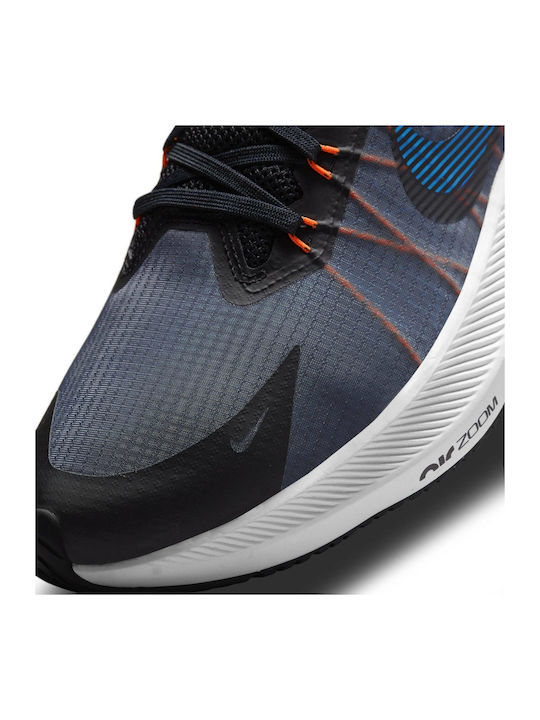 Winflo 8 Sport Shoes Running Dark Smoke Grey / Black / Coast / Total Orange