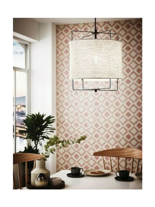 Eglo Bridekirk Pendant Light Black with Socket E27 40x110cm