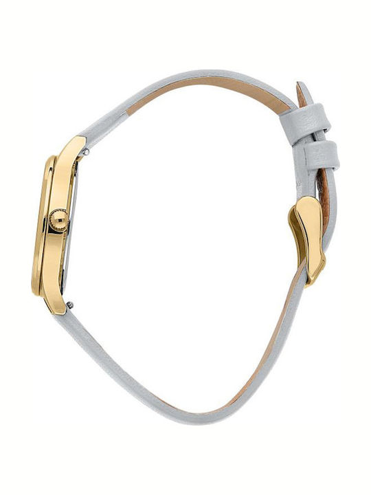 Oui & Me Bichette Women's Watch with Gray Leather Strap