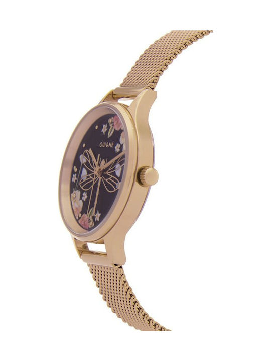 Bichette Women's Watch 28mm Battery with Gold Stainless Steel Bracelet