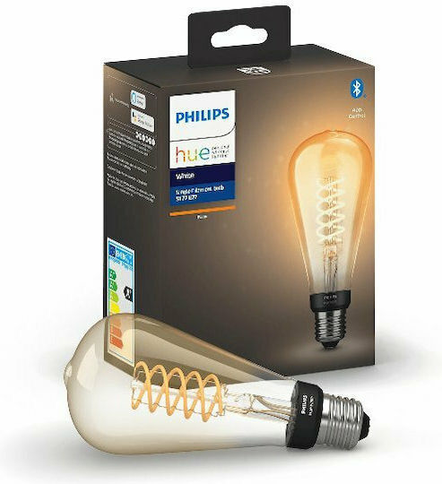 Philips Bec Smart LED 7W pentru Dulie E27 și Formă G93 alb cald 550lm Reglabil în intensitate