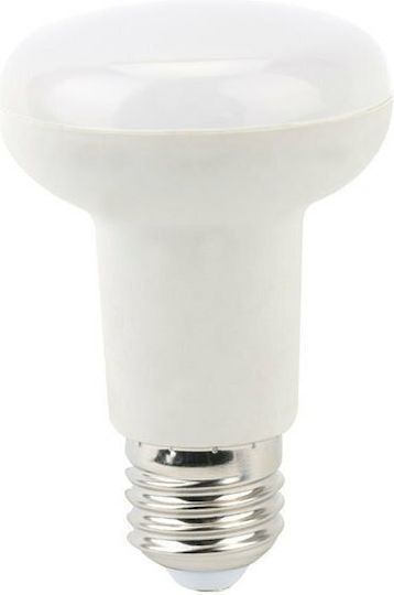 Adeleq Bec LED 10W 100mm pentru Soclu E27 și Formă R63 Alb rece 930lm