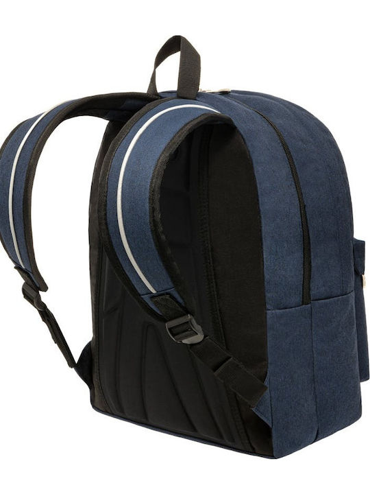 Polo Double Scarf Ghiozdan Școlar De Spate Școala Gimnazială-Liceu Albastru 27 Litri 30 x 24 x 42 cm