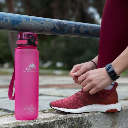 AlpinPro Kids Plastic Water Bottle with Pop-Up Cap Non Spill ALPINTEC Kids 500ml