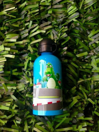 Ecolife Παιδικό Παγούρι Ανοξείδωτο με Pop-Up Καπάκι Γαλάζιο 500ml