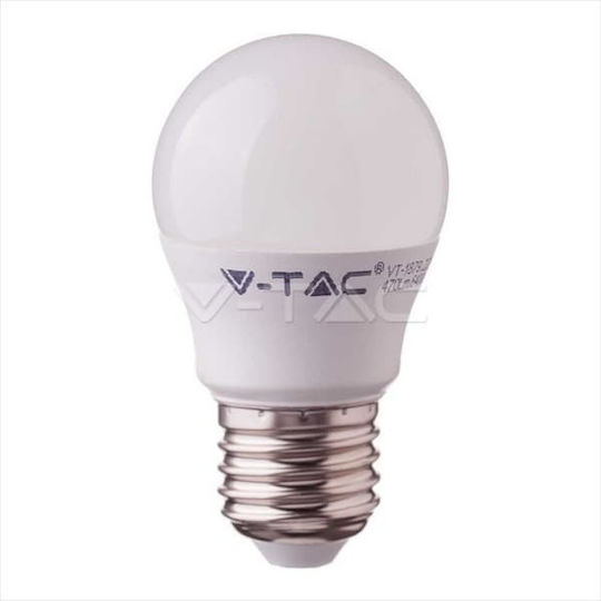 V-TAC VT-246 LED Bulb 5.5W 81mm for Socket E27 and Shape G45 Natural White 470lm