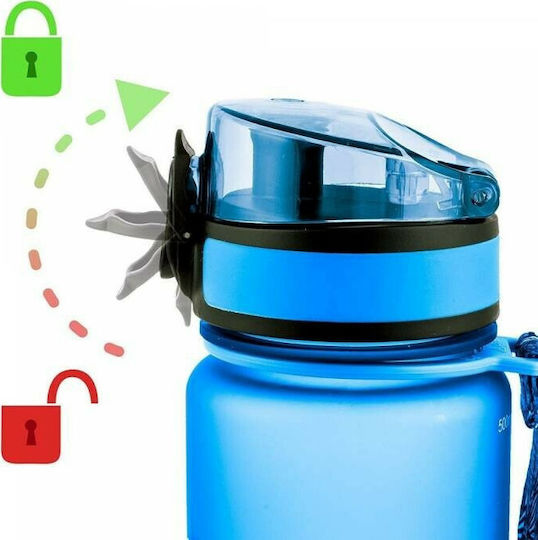 Ion8 Sport Pod Παιδικό Παγούρι Πλαστικό με Καλαμάκι Non Spill Μπλε 400ml