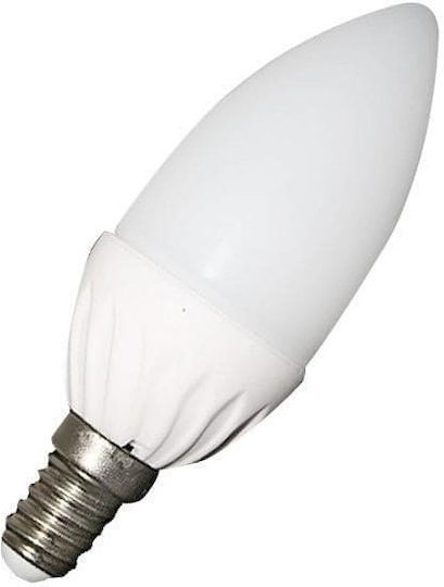 V-TAC VT-2033 LED Bulb 3W 107mm for Socket E14 and Shape C37 Cool White 250lm