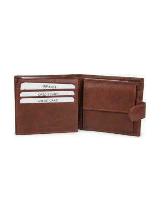 Fetiche Leather Men's Leather Wallet Tabac Brown