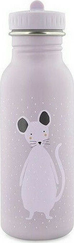 Trixie Mrs. Mouse Παιδικό Παγούρι Αλουμινίου Ροζ 350ml