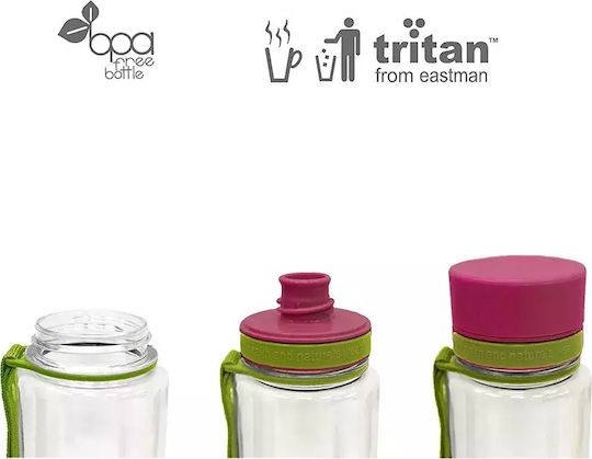 Equa Παιδικό Παγούρι Πλαστικό Φούξια 400ml