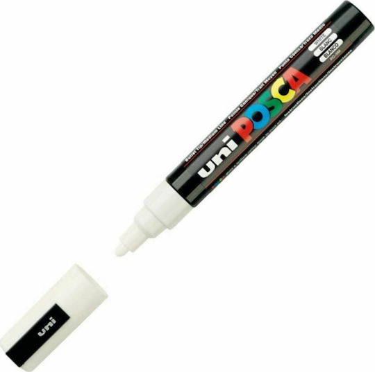 Posca PC-5M Маркер за Рисуване 2.5мм Bílý