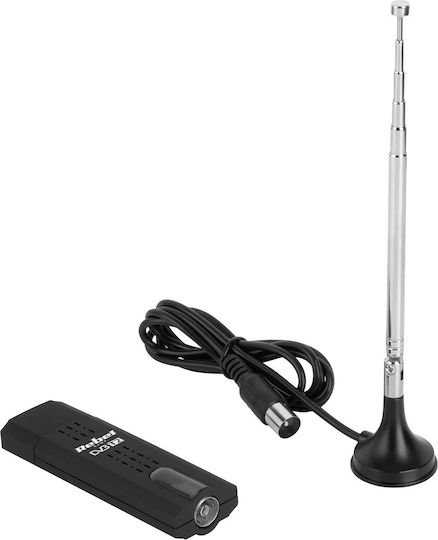 Rebel Rebel TV Tuner for PC / Laptop with Terrestrial Receiver DVB-T2 USB-A