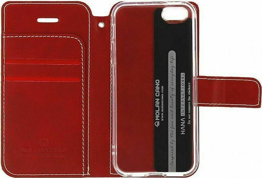 Molan Cano Issue Wallet Synthetic Leather Red (Huawei Nova 9 / Honor 50)