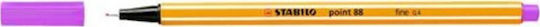 Stabilo Point 88 Μαρκαδόρος Σχεδίου Μωβ 0.4mm