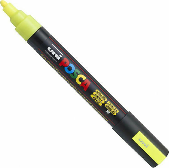 Posca PC-5M Design Marker 2.5mm Yellow Fluo