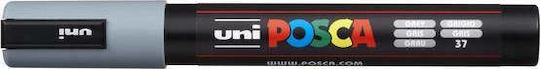 Posca PC-5M Μαρκαδόρος Σχεδίου Γκρι 2.5mm