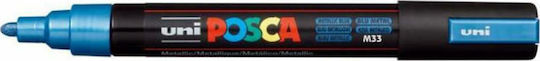 Posca PC-5M Маркери за Рисуване 2.5мм Син 6бр