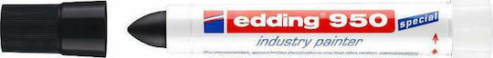 Edding 950 Industry Painter Ανεξίτηλος Μαρκαδόρος Μαύρος 10mm