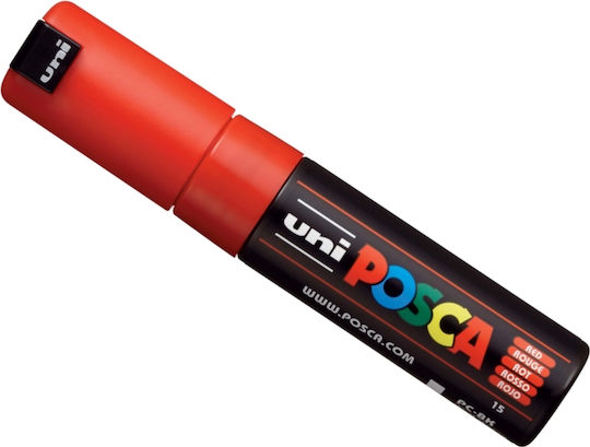 Posca PC-8K Ανεξίτηλος Μαρκαδόρος Κόκκινος (pc-8k) 8mm