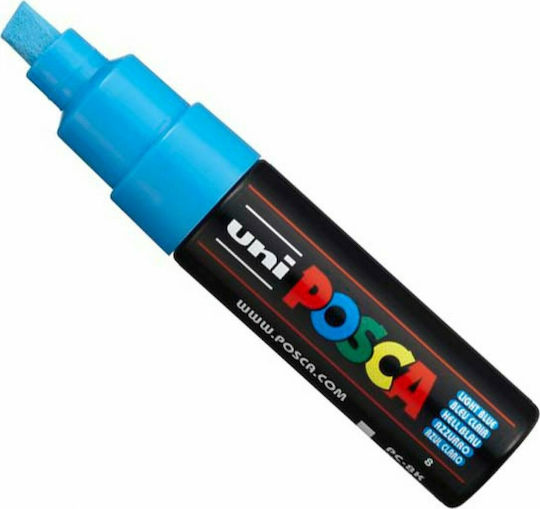 Posca PC-8K Ανεξίτηλος Μαρκαδόρος Light Blue 8mm