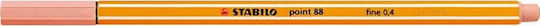Stabilo Point 88 Design Marker 0.4mm Apricot