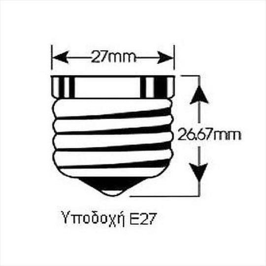 Atman LED-Lampe 6W 70mm für Fassung E27 Warmes Weiß 460lm