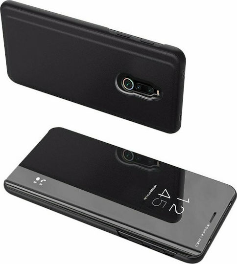 Hurtel Clear View Book Plastic Negru (Redmi 8)