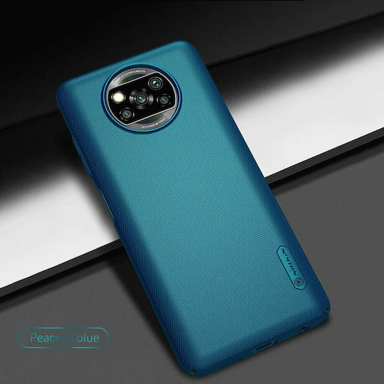 Nillkin Супер Матирана Задна Корица Пластмаса Синя Poco X3 NFC / X3 Pro