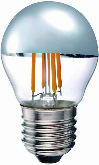 VK Lighting LED Bulb 4W 80mm for Socket E27 and Shape G45 Warm White 350lm Dimmable