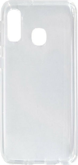 Hurtel Back Cover Σιλικόνης 0.5mm Διάφανο (Galaxy A20e)