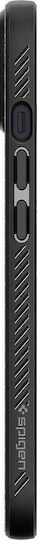 Spigen Liquid Air Back Cover Silicone Matte Black (iPhone 13)
