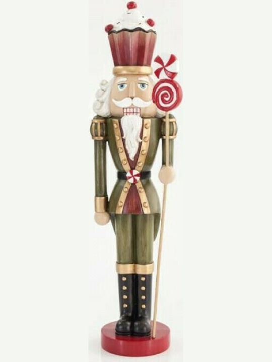 Eurolamp Plastic Christmas Nutcracker 45.5cm Green