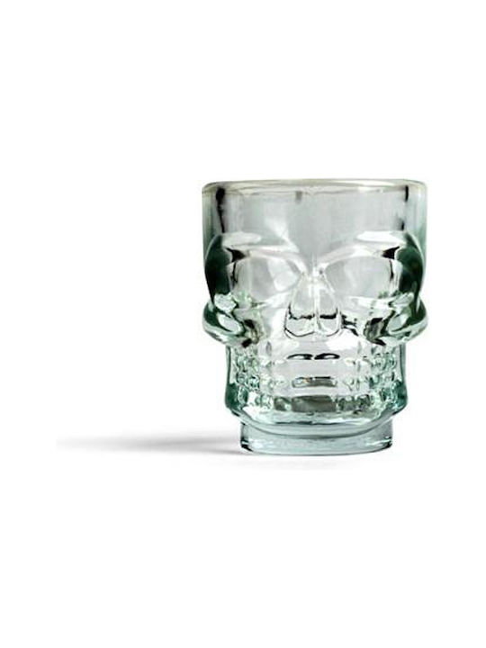 Kikkerland Skull Σφηνοπότηρα από Γυαλί 44ml 4τμχ