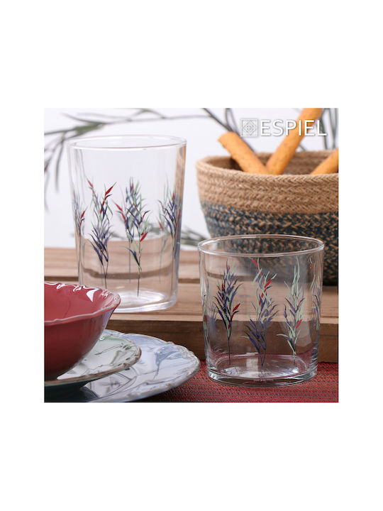 Espiel Botanic Glass Water made of Glass 380ml 1pcs