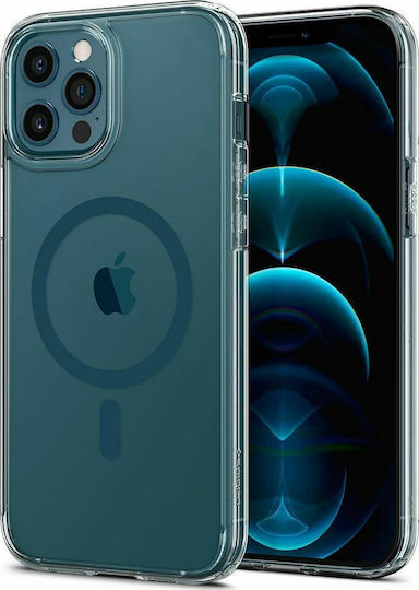 Spigen Ultra Hybrid Mag Plastic / Silicone Back Cover Transparent (iPhone 12 Pro Max)