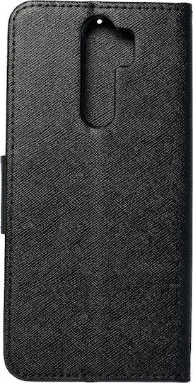 Fancy Wallet Δερματίνης Μαύρο (Redmi Note 8 Pro)