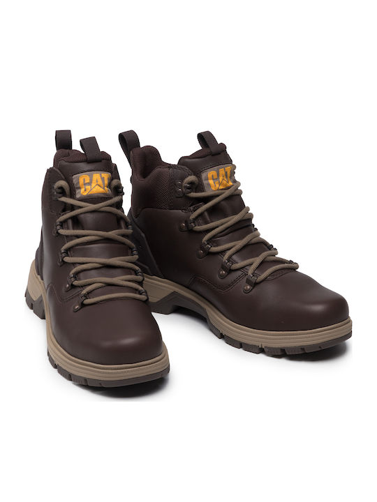 CAT Leverage Hiker Ανδρικά Ορειβατικά Παπούτσια Καφέ