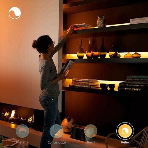Philips Inteligent Bandă LED 220V RGBW Lumină 2m cu Sursă de alimentare