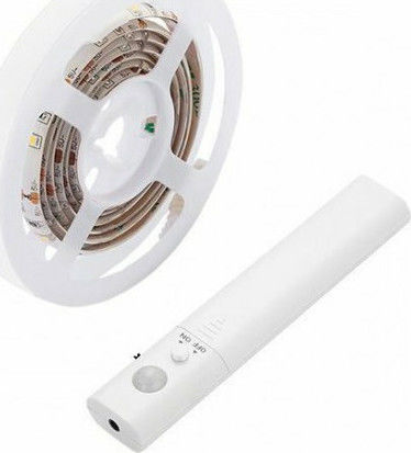 Spot Light Ταινία LED USB 5V Φυσικό Λευκό Φως 1m με Αισθητήρα Κίνησης & Τροφοδοτικό