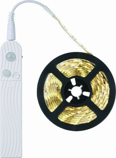 Spot Light Ταινία LED USB 5V Φυσικό Λευκό Φως 1m με Αισθητήρα Κίνησης & Τροφοδοτικό