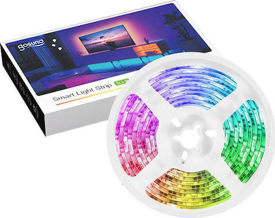 Gosund Inteligent Bandă LED NiteBird SL1 Wi-Fi Pentru televizor 12V RGB Lumină 2.8m Tip SMD5050 cu Controler WiFi