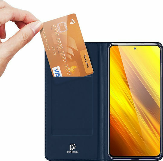 Dux Ducis Skin Pro Book Δερματίνης Μπλε (Poco M3 / Redmi 9T)