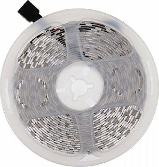Fos me LED-Streifen 12V RGB Licht 5m mit Netzteil & Fernbedienung