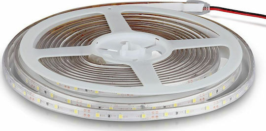 V-TAC Waterproof LED Strip 12V Green Light 5m Type SMD3528 with Power Supply