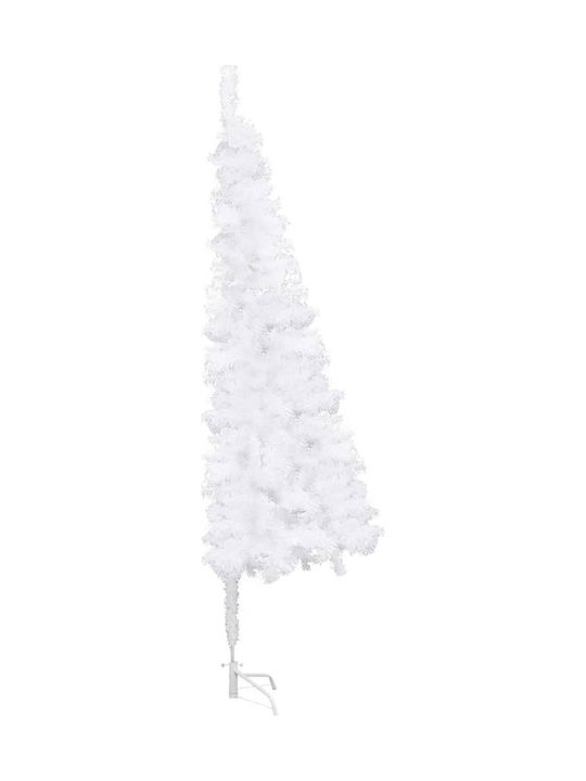 Christmas Wall White Tree with Metallic Base H240cm