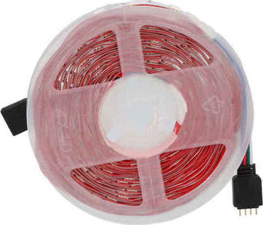 Ksix Ταινία LED 12V RGB Φως 5m Τύπου SMD5050 με Τηλεχειριστήριο